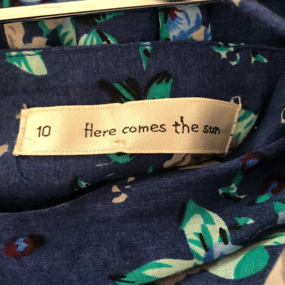 Here Comes The Sun navy floral maxi dress size 10 - Picture 11 of 13